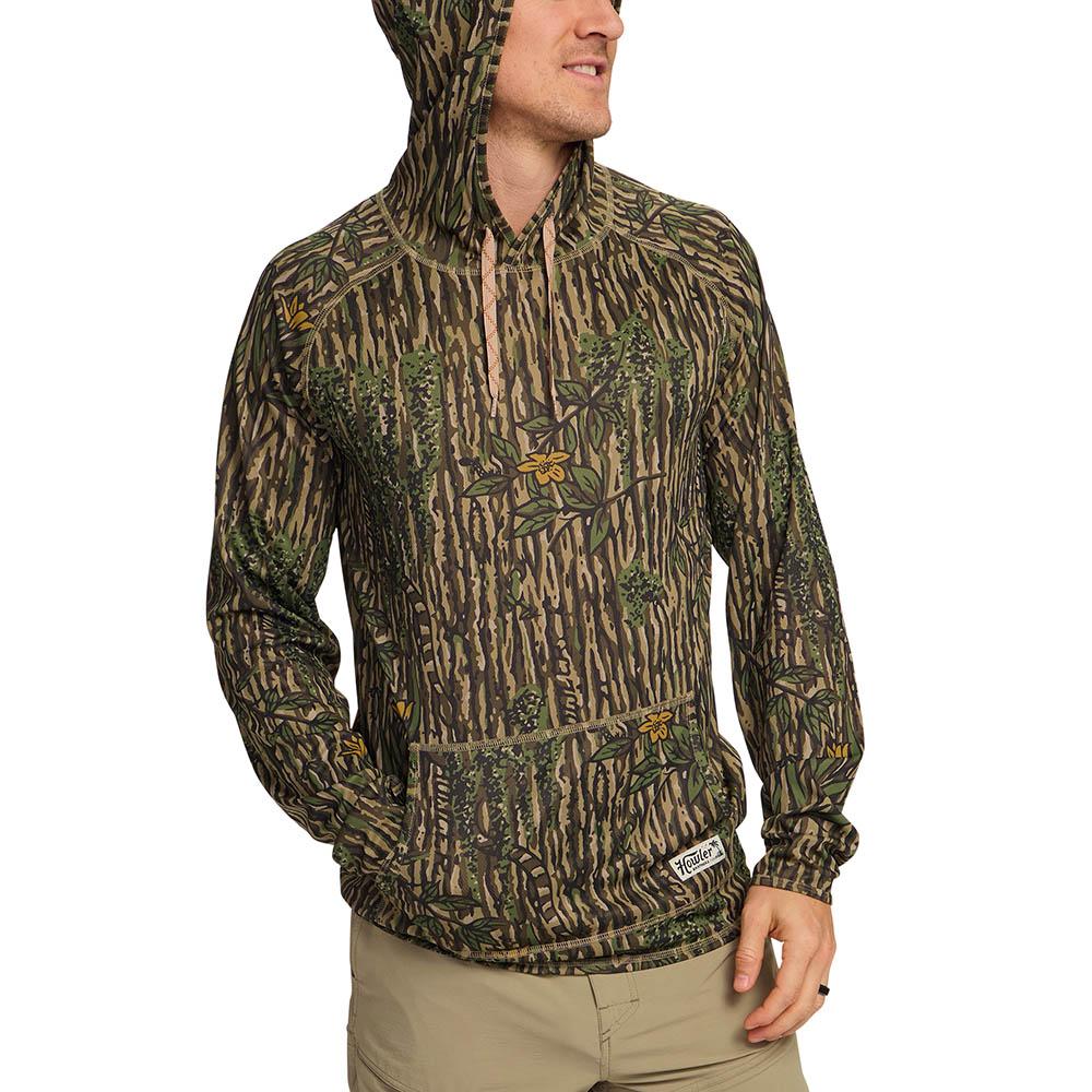 Howler Brothers Loggerhead Hoodie Men's in Swamp Country Camo